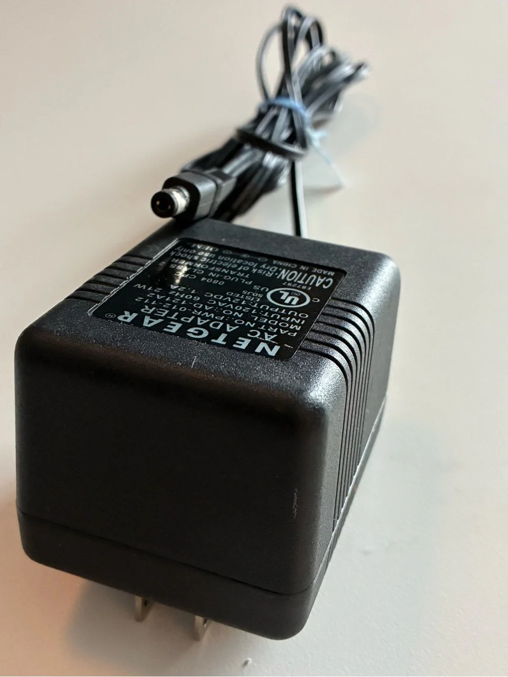 NETGEAR Black Power Adapter with Barrel Connector